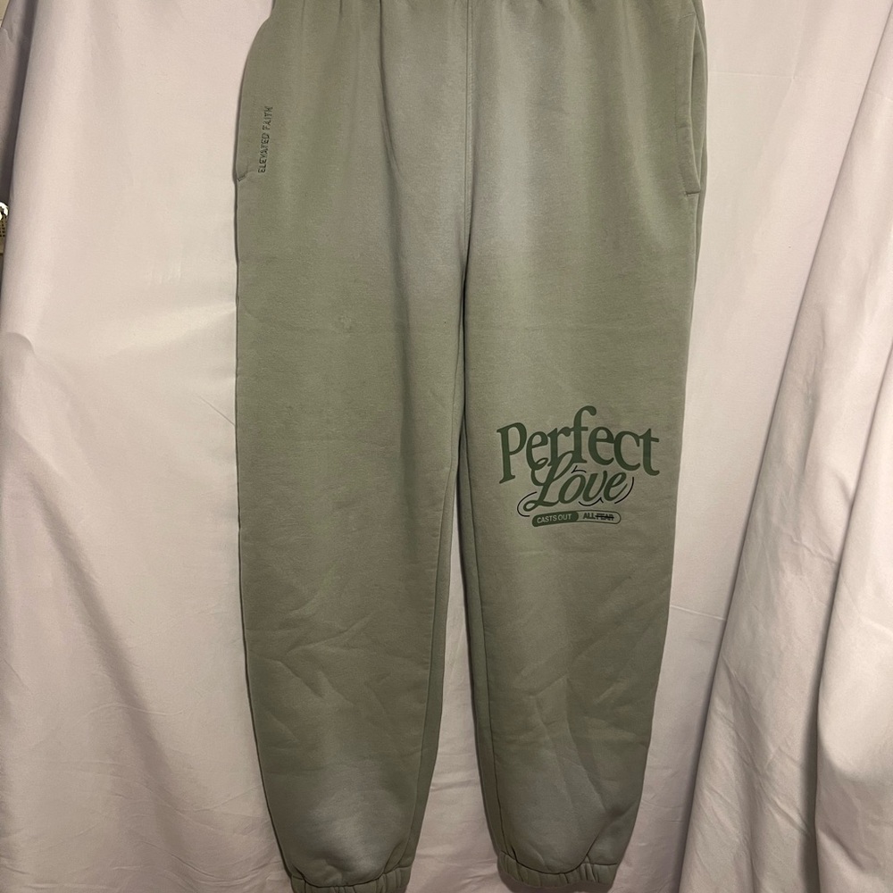 Unisex Elevated Faith XL Green Sweatpants